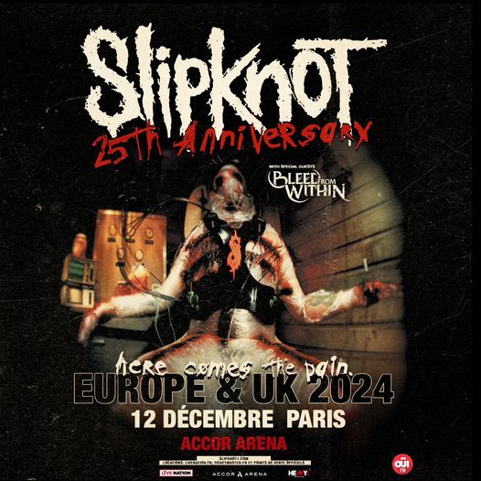 Slipknot Paris Accor Arena 2024