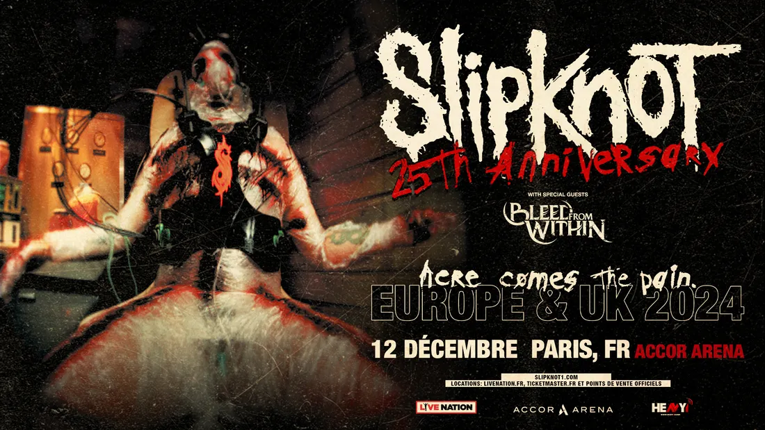 Slipknot France Paris Accor Arena 2024
